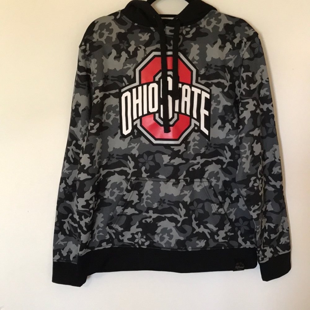 Men's Ohio State block O hooded sweatshirt